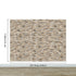 Brick Pattern Wallpaper Mural. Light Tan and Brown Color. #6801