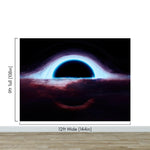 Black Hole Wall Mural – Interstellar Space Sci-Fi Wallpaper. #6919