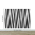 Black and White Minimal Retro Stripes Pattern Wallpaper. #7033