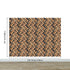 Modern Design Wooden Zigzag Panel Wallpaper Mural. #6736