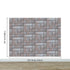 Modern Urban Wallpaper Decor. Metal Steel 3D Wall Mural. #6740