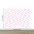 Pink Swirly Lines Abstract Wallpaper Mural. #6635