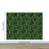 Green Leaves Pattern Wallpaper Mural. Botanical Wall Mural. #6744