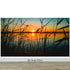 Lakeside Retreat with Sunset Over Lake Wallpaper Mural. #6920
