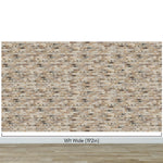 Brick Pattern Wallpaper Mural. Light Tan and Brown Color. #6801