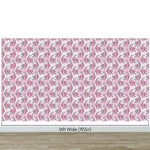 Pink Mermaid Wall Mural. Magical Cute Mermaid and Seahorse in Ocean Peel and Stick Wallpaper. #6371