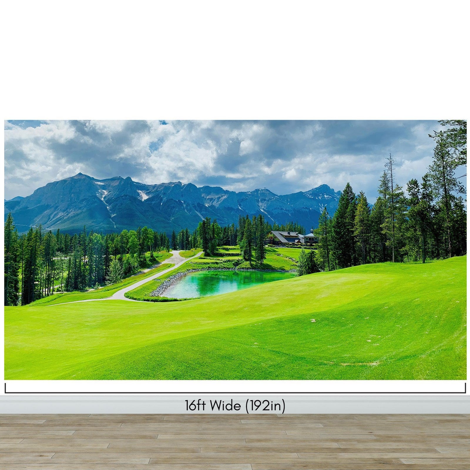 Golf Course Mountain View Wallpaper. #6767