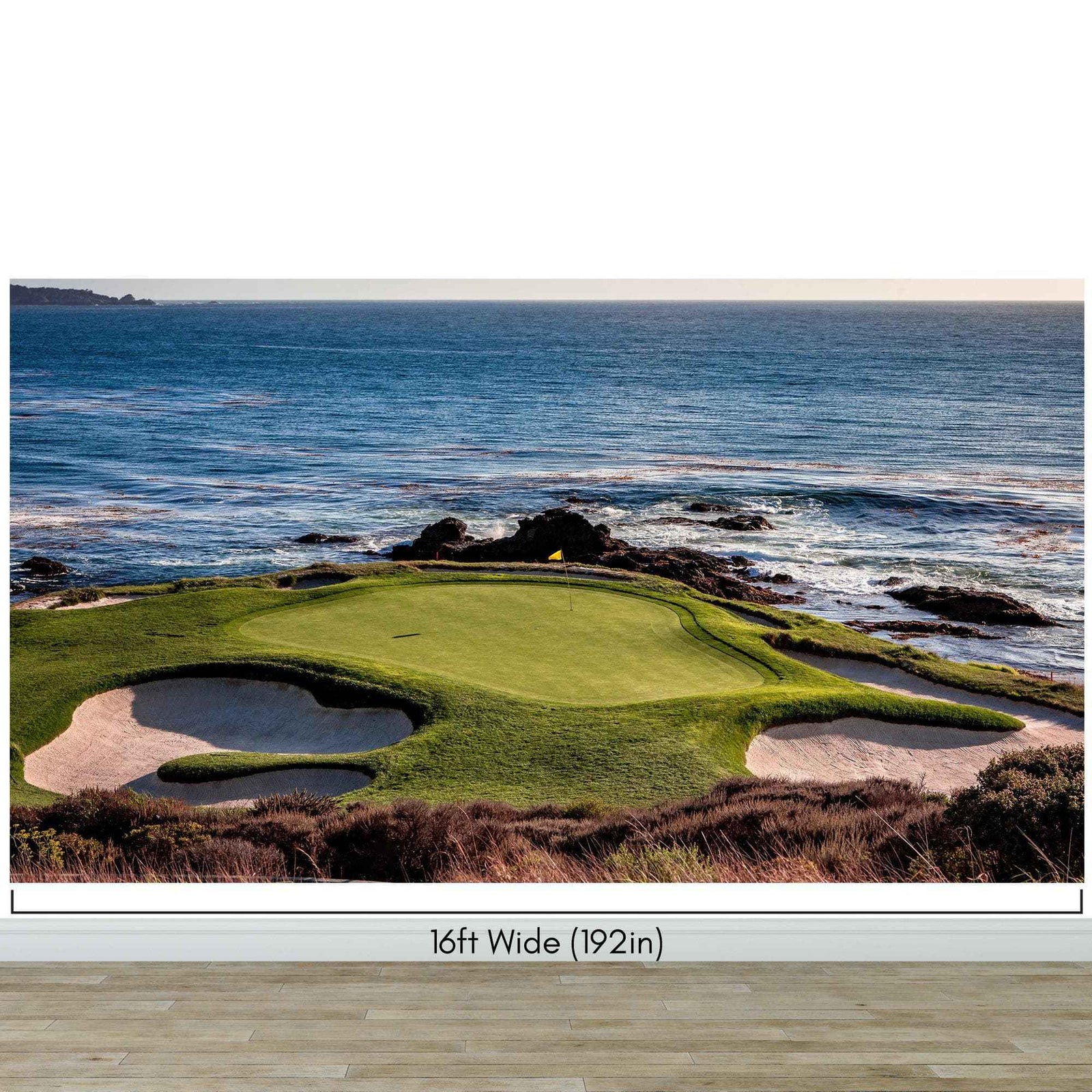 Pebble Beach Golf Course Wallpaper Mural. #6977