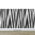 Black and White Minimal Retro Stripes Pattern Wallpaper. #7033