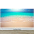 Tropical White Sand Paradise Beach Ocean Wave Scenery Wall Mural. #6201