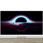 Black Hole Wall Mural – Interstellar Space Sci-Fi Wallpaper. #6919