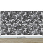 Bape Camo Wallpaper Mural. Grey Camo Streetwear Hype Beast Aesthetics. #6901