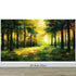 Green Forest Painting Wallpaper Mural. #7018