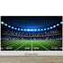 Football Stadium Wallpaper Mural. Bright lights over 50 yard line. #6787