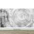 Tree Rings Wallpaper Mural. Black and White  Modern Wood Grain Circle Pattern. #7022