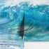Turquoise Ocean Wave Wallpaper. Surf Ocean Wave Wall Mural. #6924