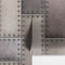 Rustic Metal Steel 3D Wallpaper Mural. #6752