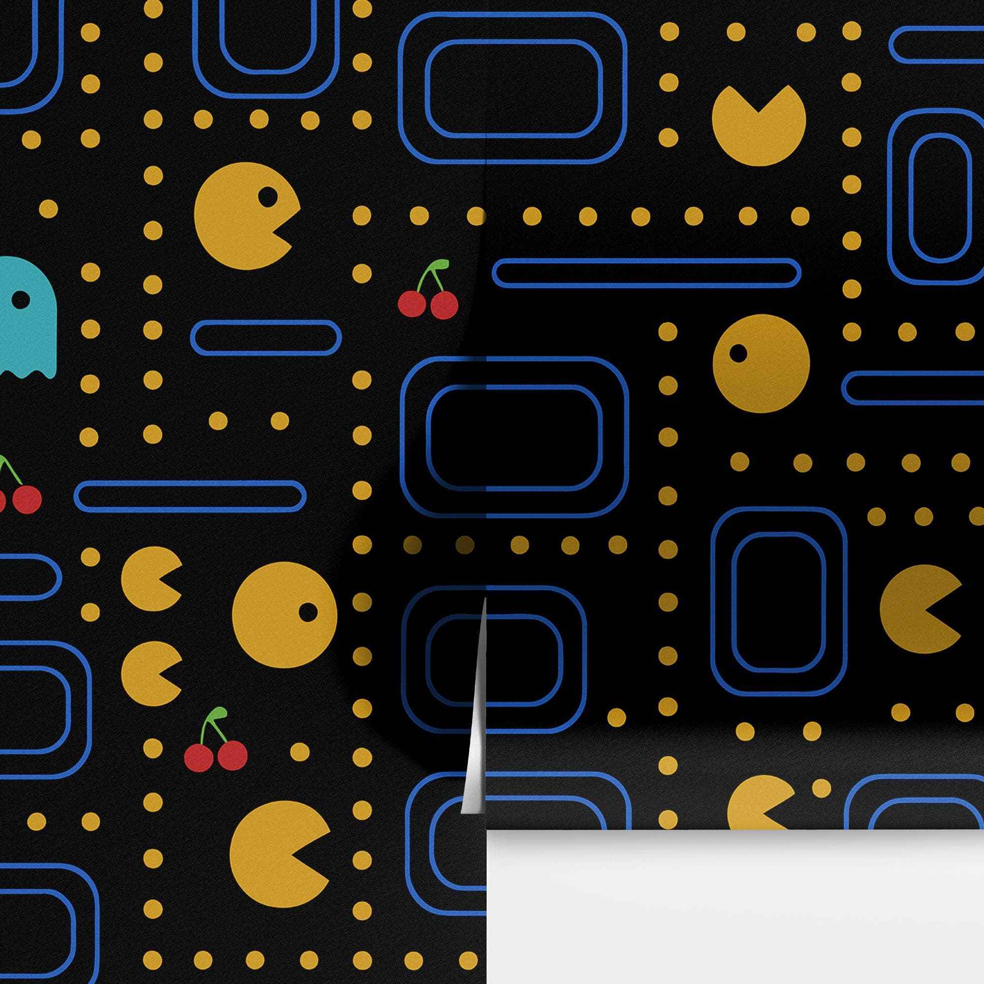 Pacman Wallpaper Mural. #7004
