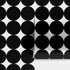Modern Geometric Black Circle Wallpaper Mural. #6675