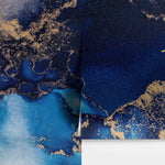 Sapphire Blue Marble Wallpaper Mural. #7008