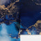 Sapphire Blue Marble Wallpaper Mural. #7008