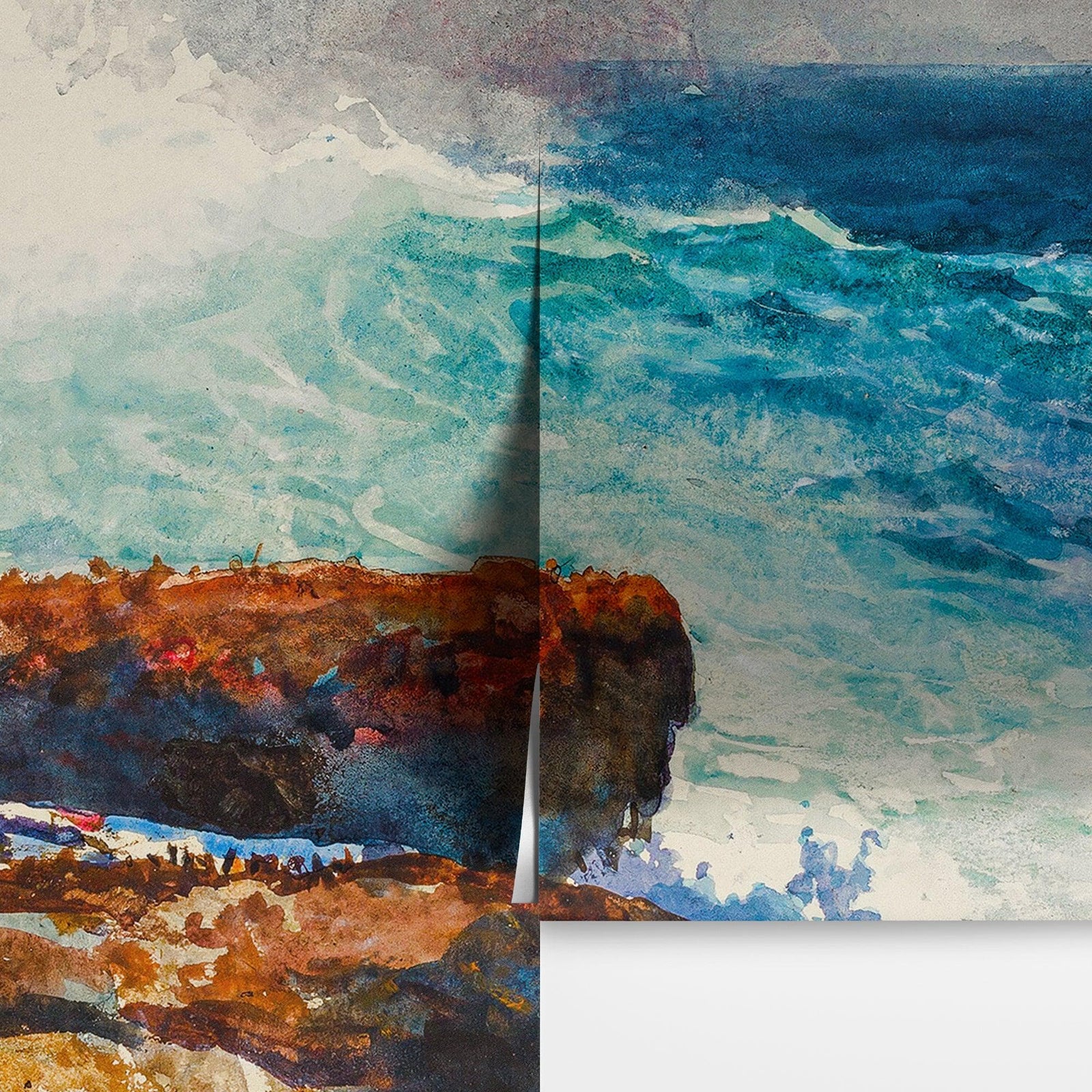 Incoming Tide by Winslow Homer Wall Mural. #6946