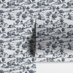 Rustic Wallpaper Peel and Stick Wall Mural. Countryside Motif Wall Decor. #6729