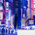 Tokyo Japan Retro 80's Synth Wave Pop Style CyberPunk Wall Mural. #6248