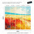Beach Dune Wall Mural – Abstract Color Painting. #7078