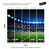 Football Stadium Wallpaper Mural. Bright lights over 50 yard line. #6787