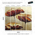 Sepia Poppies Flower Wall Mural. Vintage Botanical Wallpaper. #6155