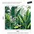 Rainforest Jungle Wallpaper. Banana Leaf Wall Mural. #6788