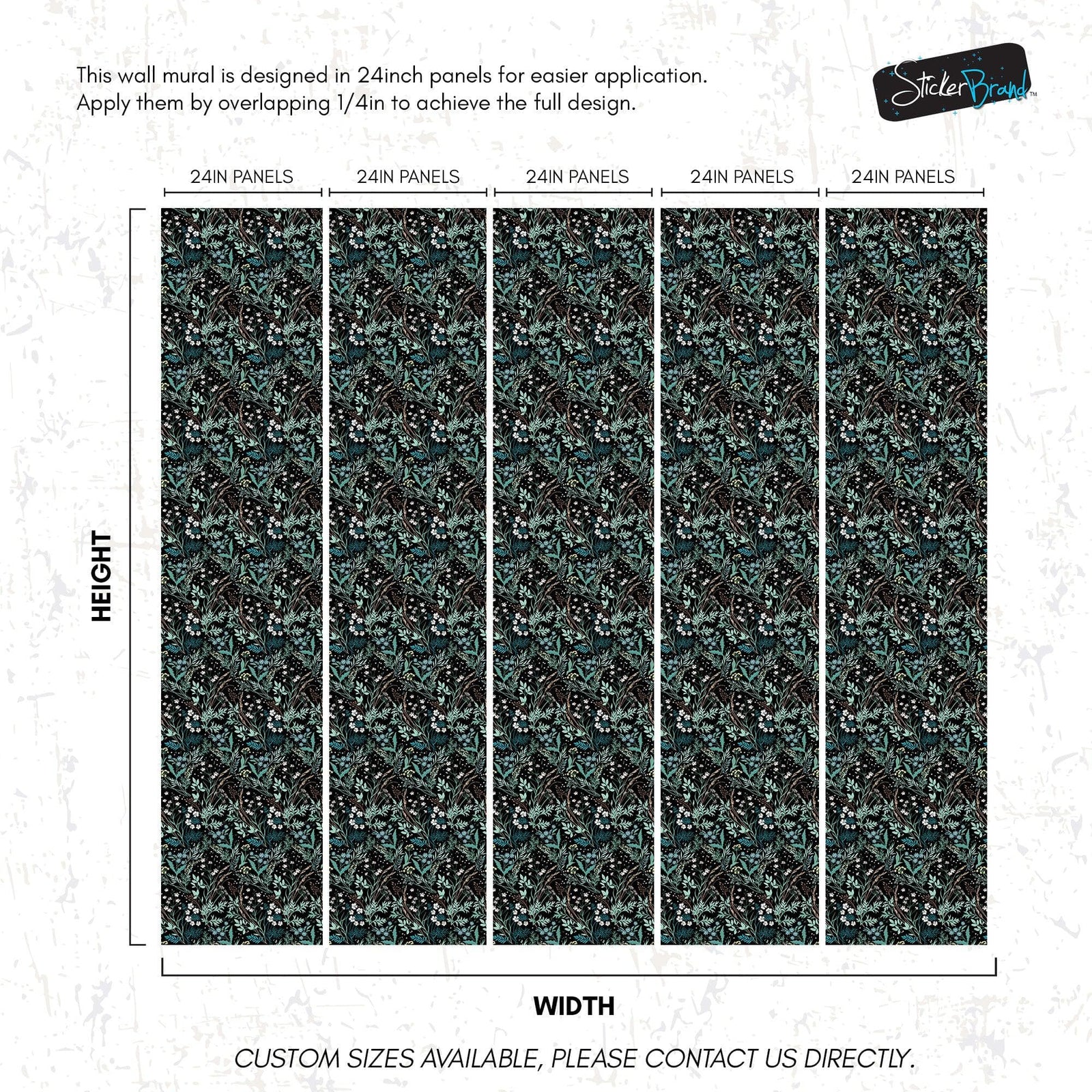 Green Fern Floral Botanical Pattern Wallpaper. #6685