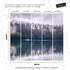 Pine Trees Forest Lake View Wall Mural Wallpaper. #6754