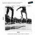 Skateboard Urban Park. Black and White Wall Mural. #7056