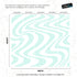 Mint Color Swirly Lines Abstract Wallpaper Mural. #6689