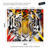 Glamour Chic Colorful Jungle Tiger Wall Mural. #6926