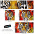 Glamour Chic Colorful Jungle Tiger Wall Mural. #6926