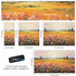 Colorful Yellow Flower Field Painting Wallpaper Mural. #6692