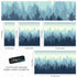 Misty Forest Wallpaper. Blue Pastel Color Mural #6772