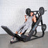Excel Linear Hack/Leg Press - Muscle D Fitness - Plate Load Hack Squat Combo - Weight Storage Pegs - Adjustable Foot Plate / Back Pad
