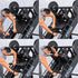 Excel Linear Hack/Leg Press - Muscle D Fitness - Plate Load Hack Squat Combo - Weight Storage Pegs - Adjustable Foot Plate / Back Pad