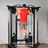Muscle D Fitness 88" Dual Adjustable Pulley – Compact Cable Machine