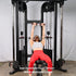 Muscle D Fitness 88" Dual Adjustable Pulley – Compact Cable Machine