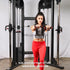 Muscle D Fitness 88" Dual Adjustable Pulley – Compact Cable Machine