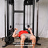Muscle D Fitness 88" Dual Adjustable Pulley – Compact Cable Machine
