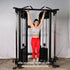 Muscle D Fitness 88" Dual Adjustable Pulley – Compact Cable Machine