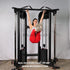 Muscle D Fitness 88" Dual Adjustable Pulley – Compact Cable Machine