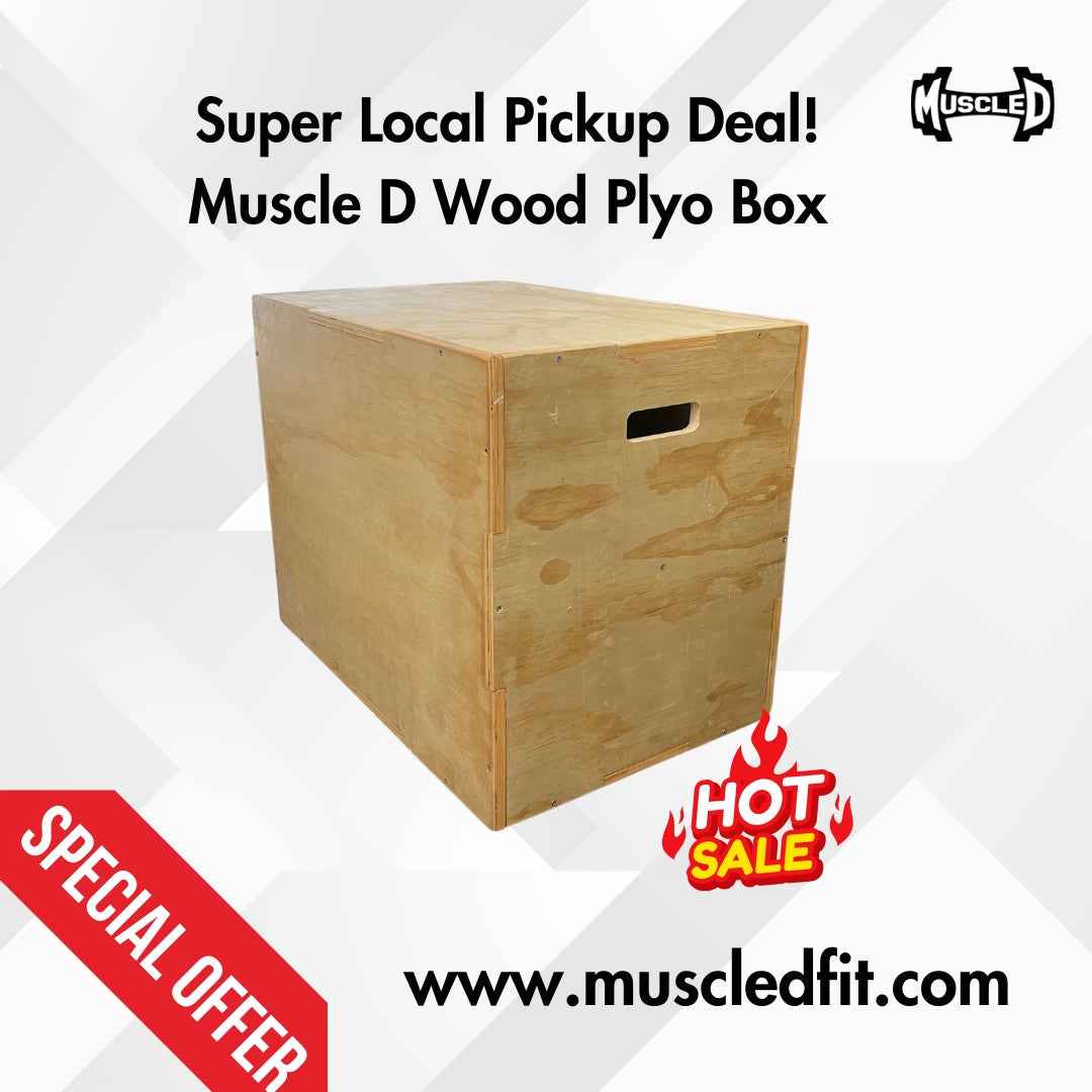 Muscle D Plyo Box(L x W x H: 30" x 20" x 24") Local Pickup Only Deal(Paramount,CA)