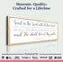 Proverbs 3:5-6 Faith Wall Sign